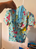 Blue princess short set