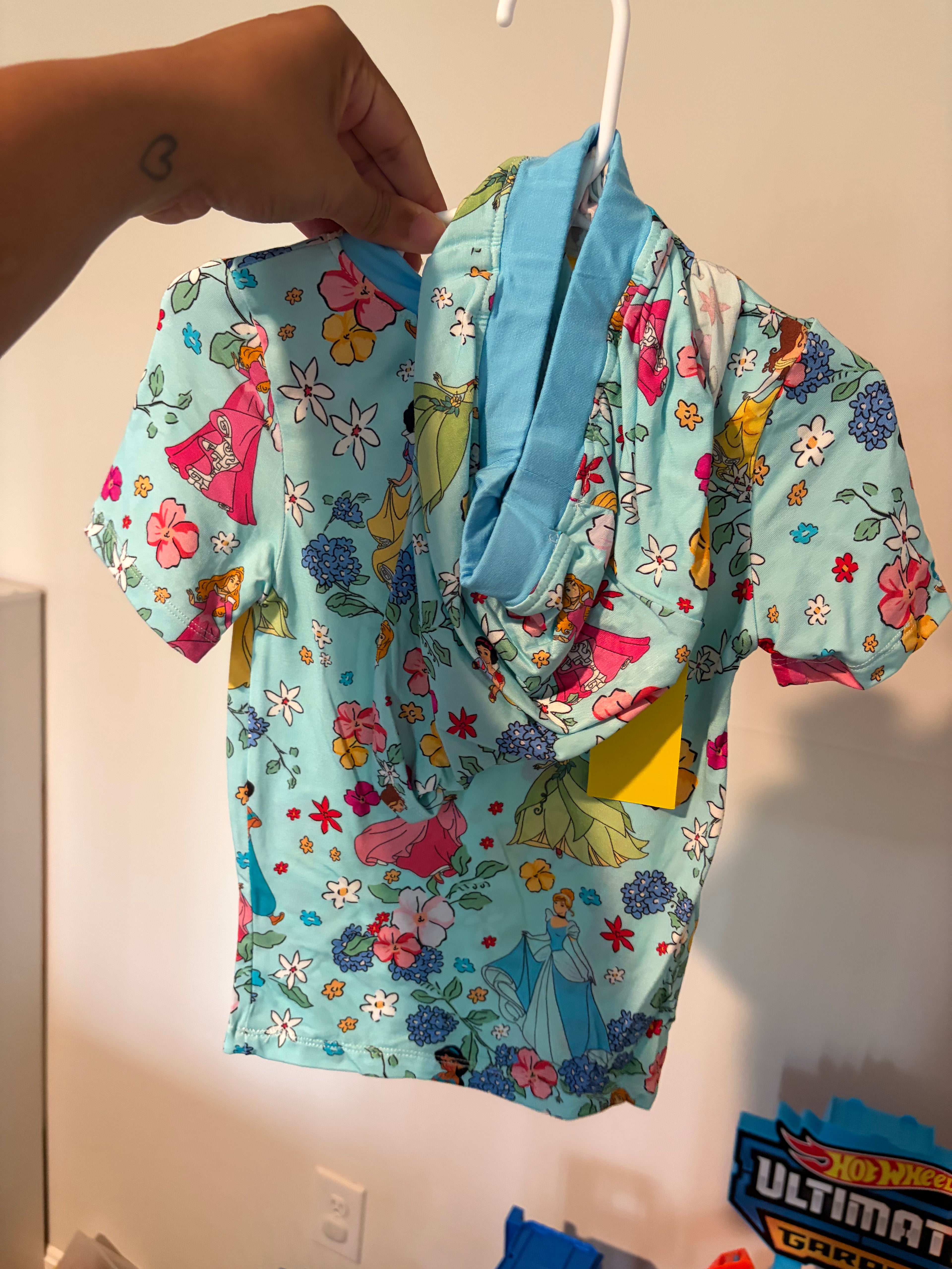 Blue princess short set