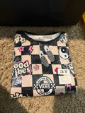 Checkered Vans Short Set
