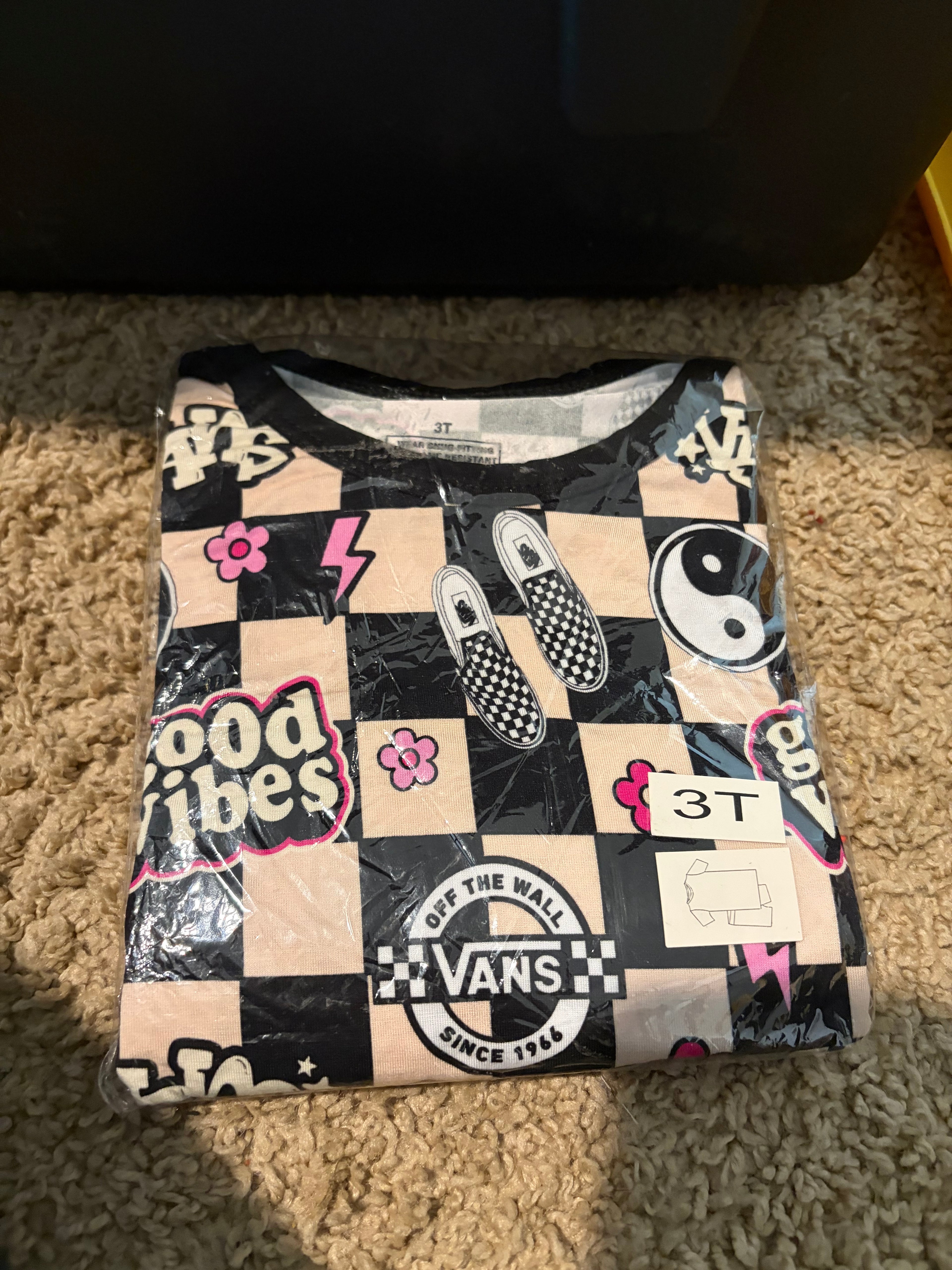 Checkered Vans Short Set
