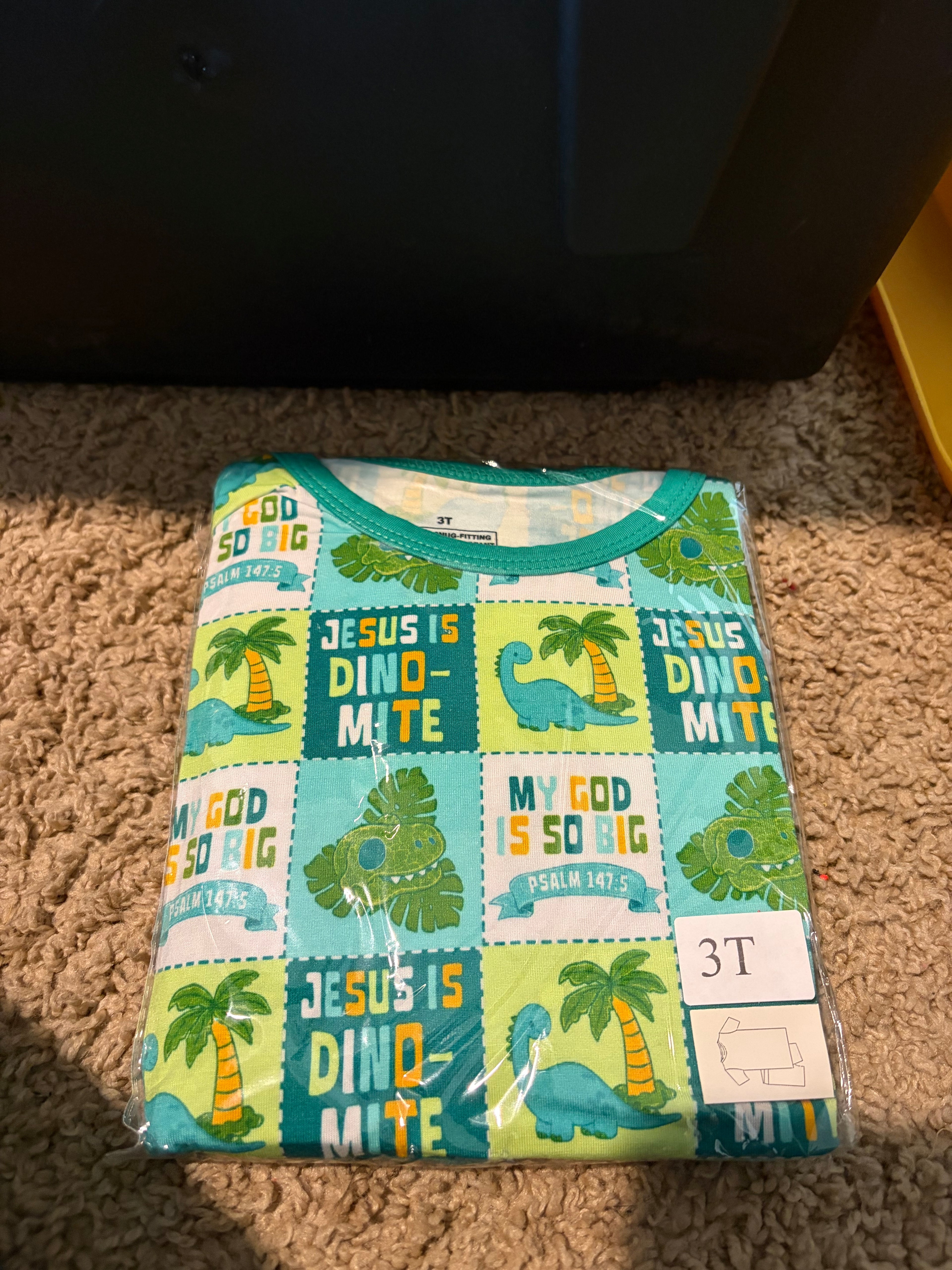 Jesus is Dino Mite Short Set