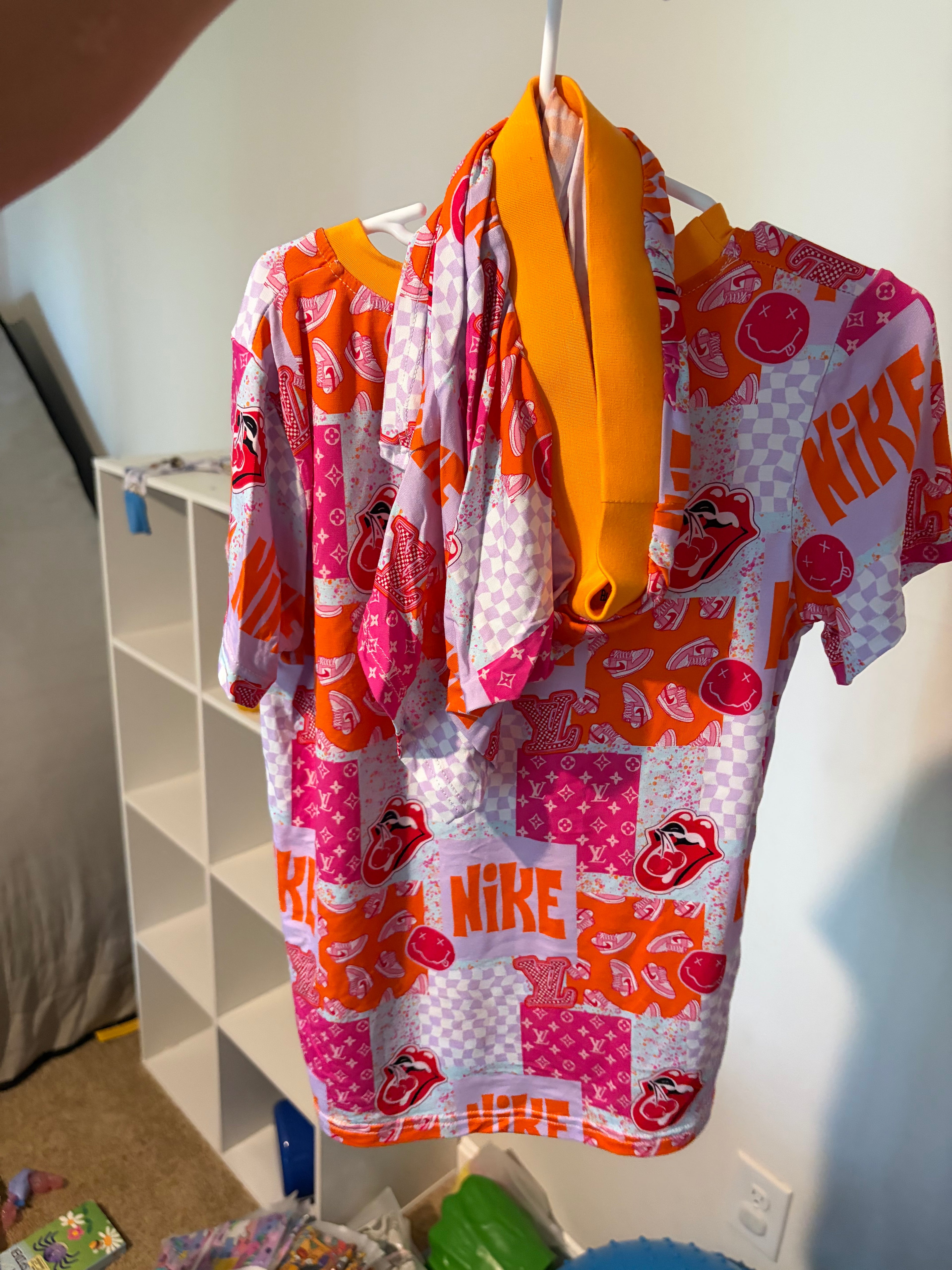 Pink Nike Short Set