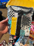 Black and teal carhartt patchwork zippy