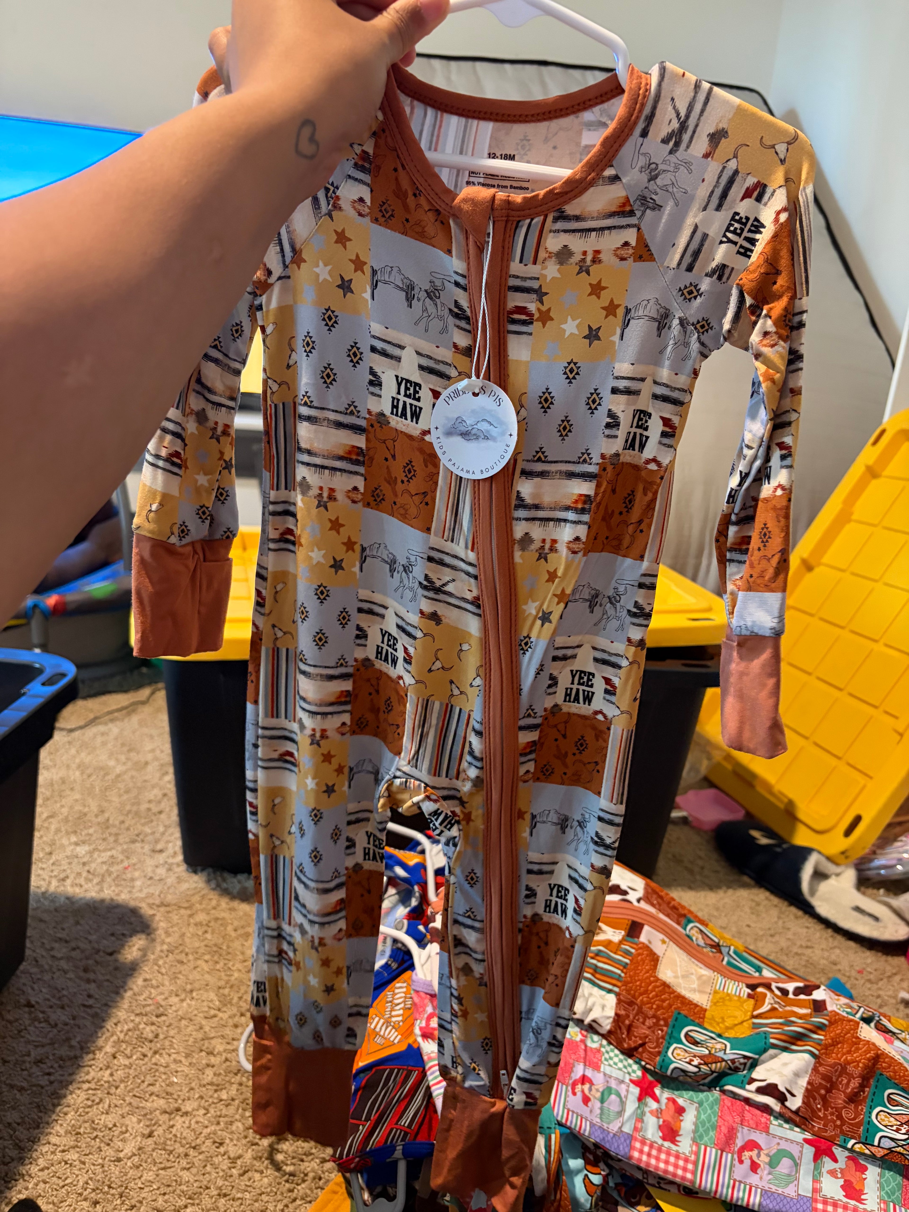 Yeehaw Patchwork Zippy