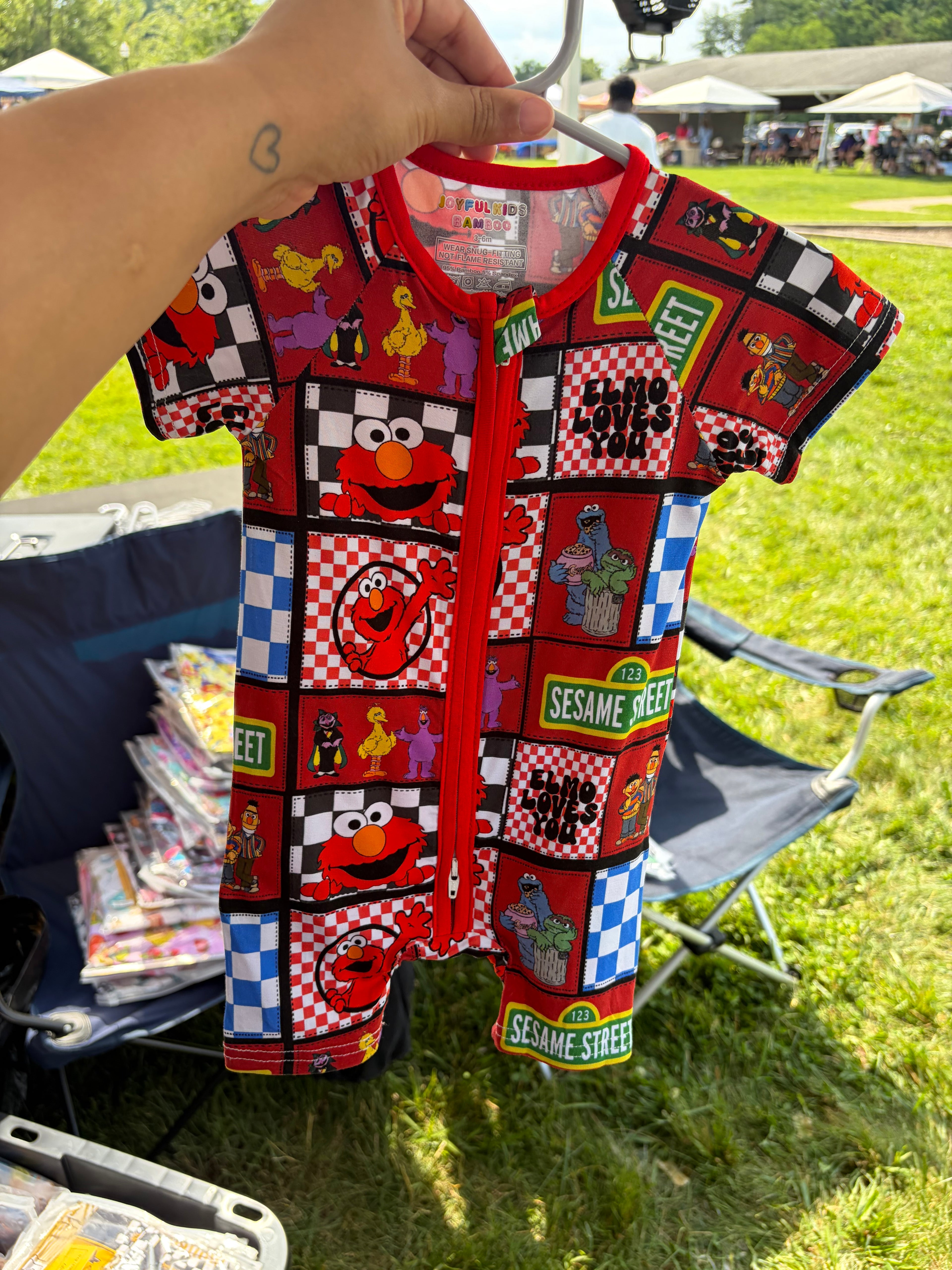 Sesame Street Patchwork Shorty