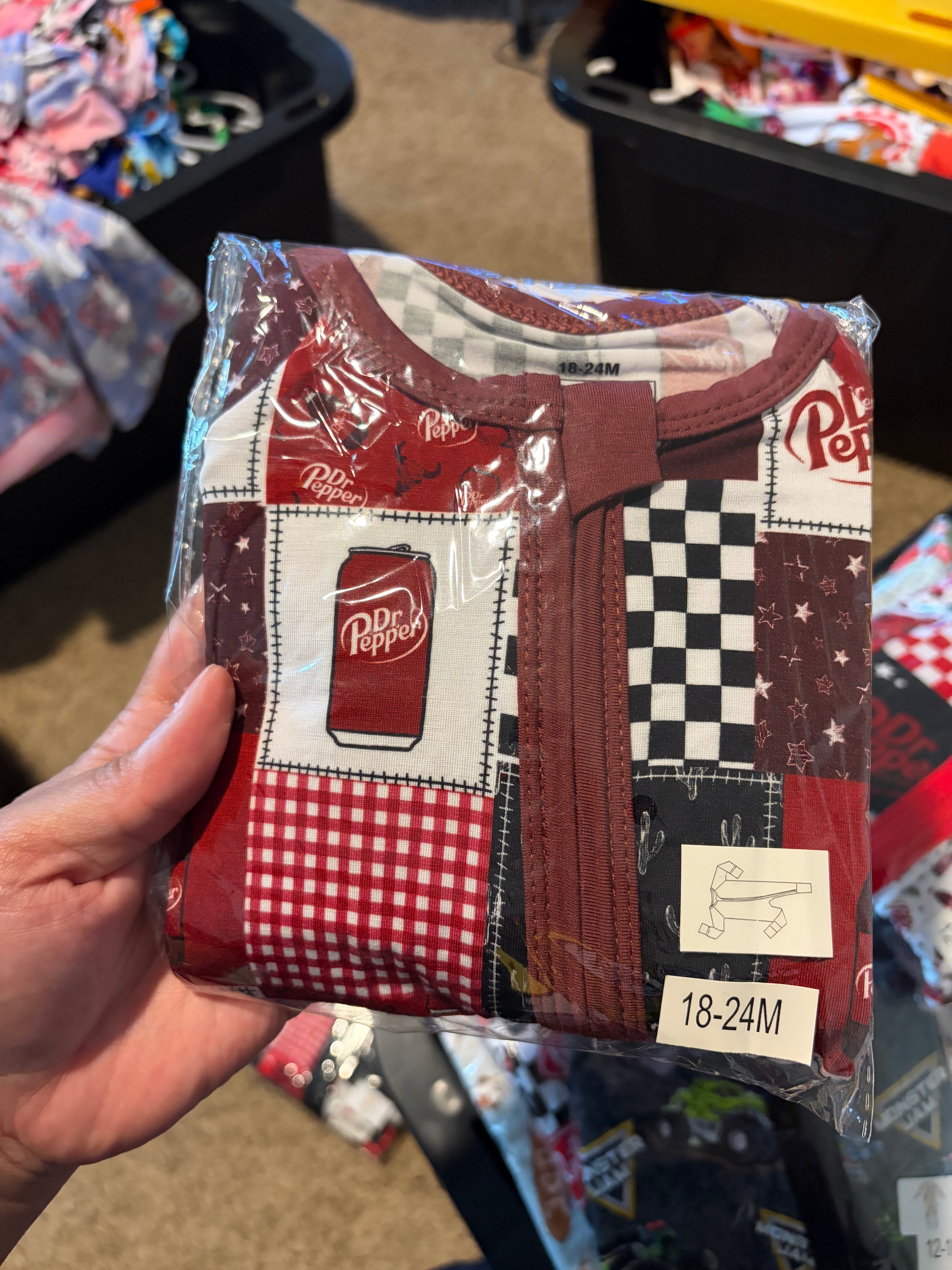 Maroon Dr Pepper Zippy