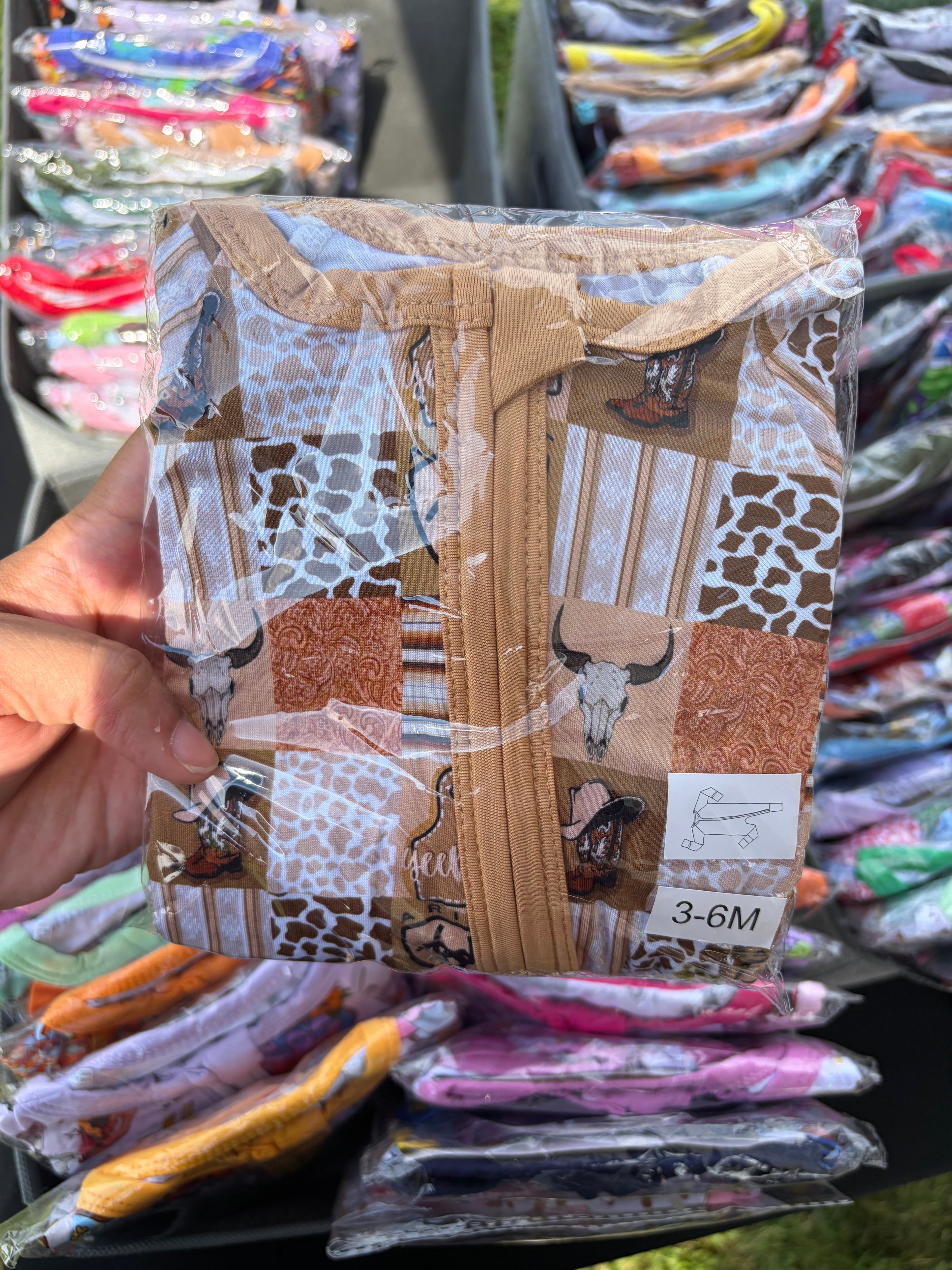 Brown Western Cow Zippy