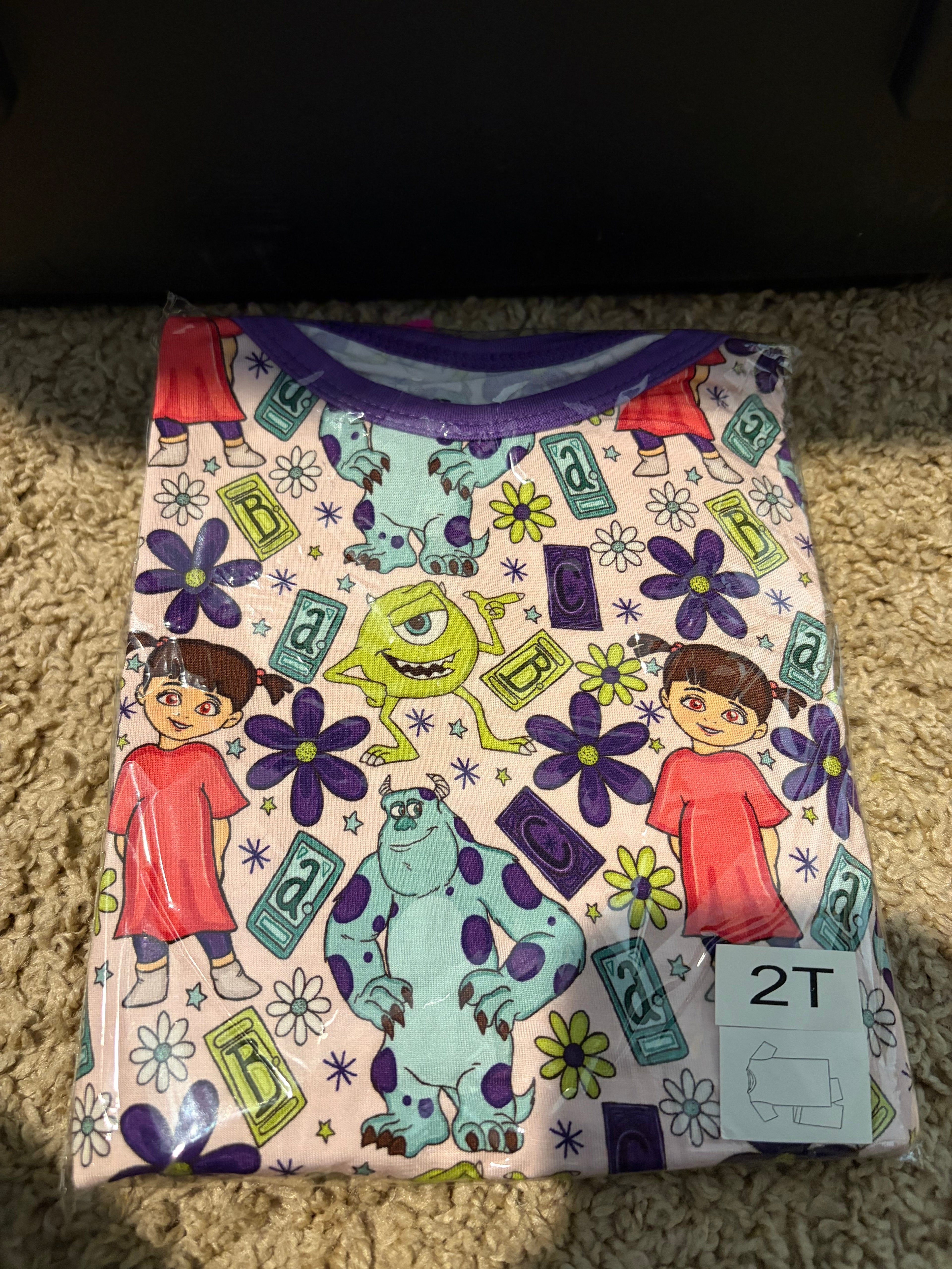 Monster Inc Short Set