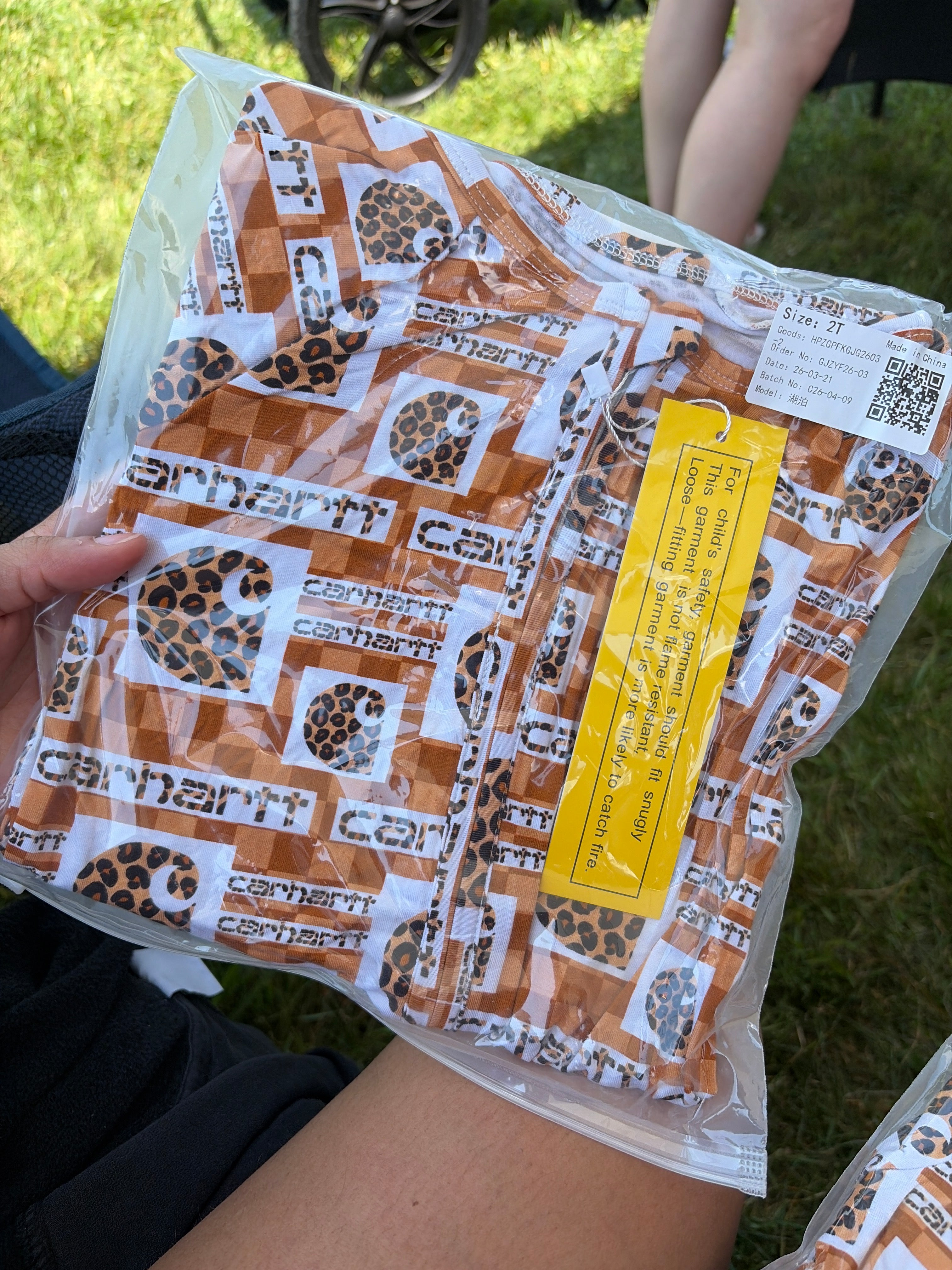 Leopard Carhartt shorty
