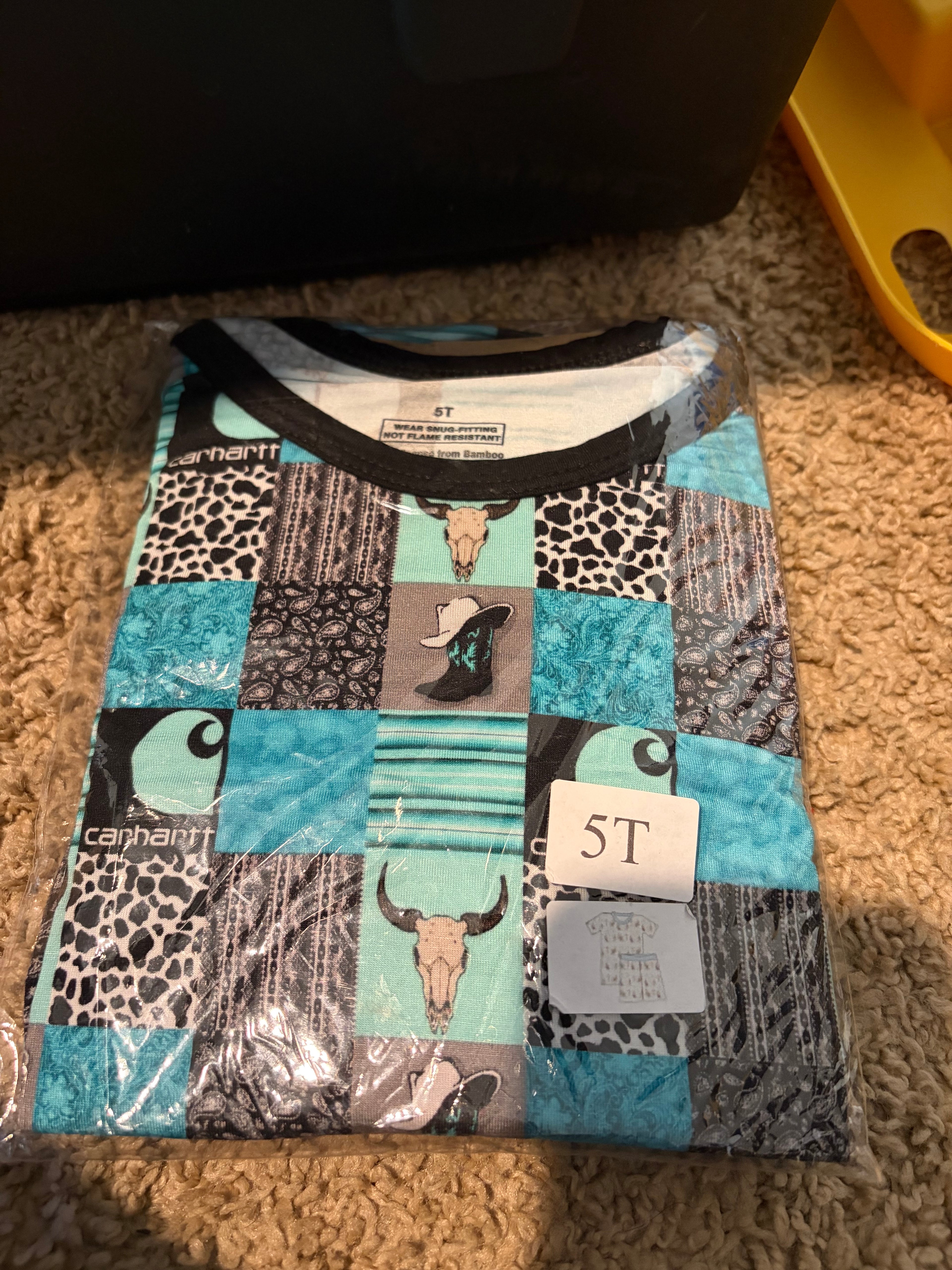 Teal Carhartt Short Set