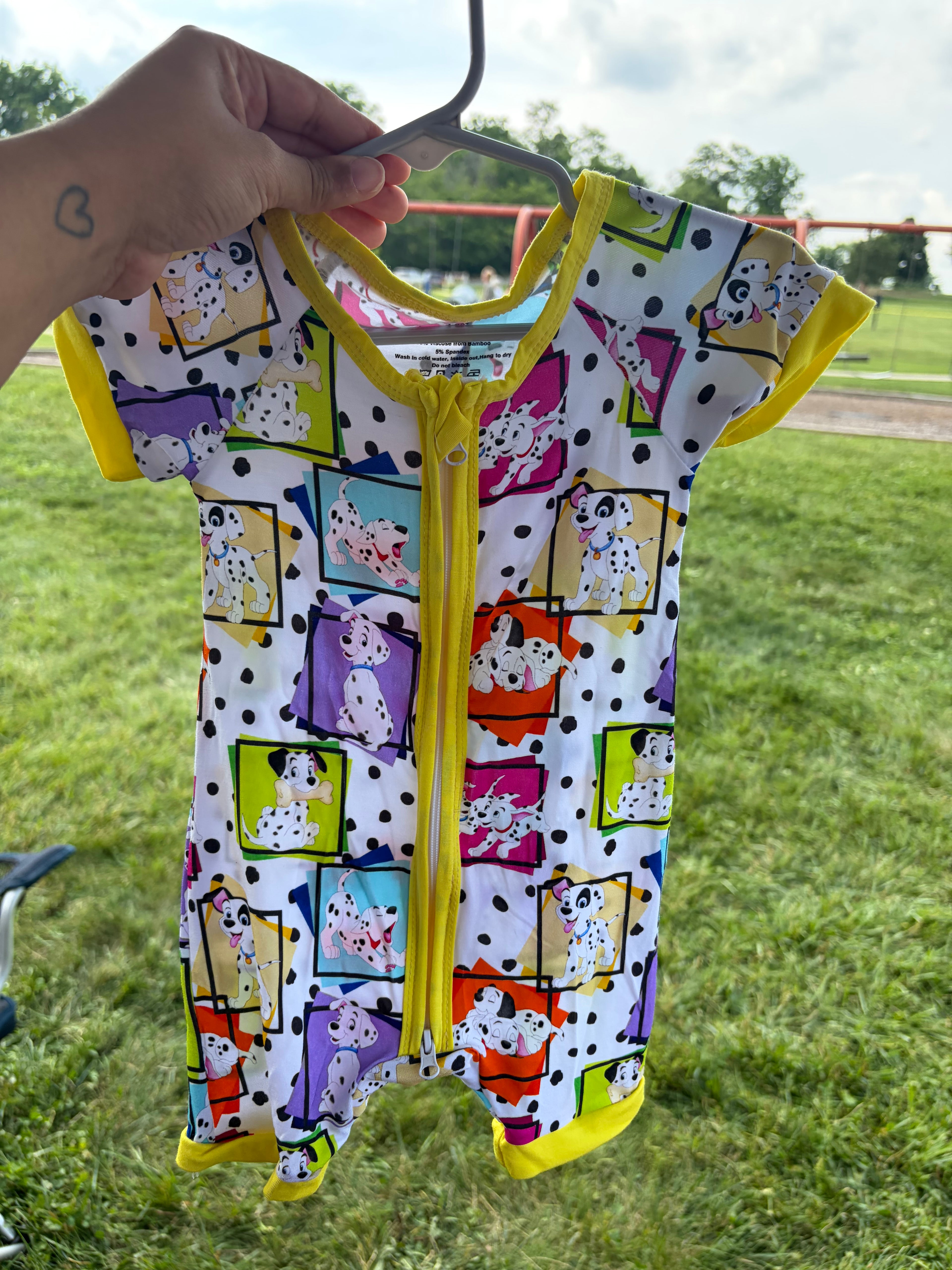 Colorful Dalmatians