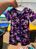 Purple Camo Shorty