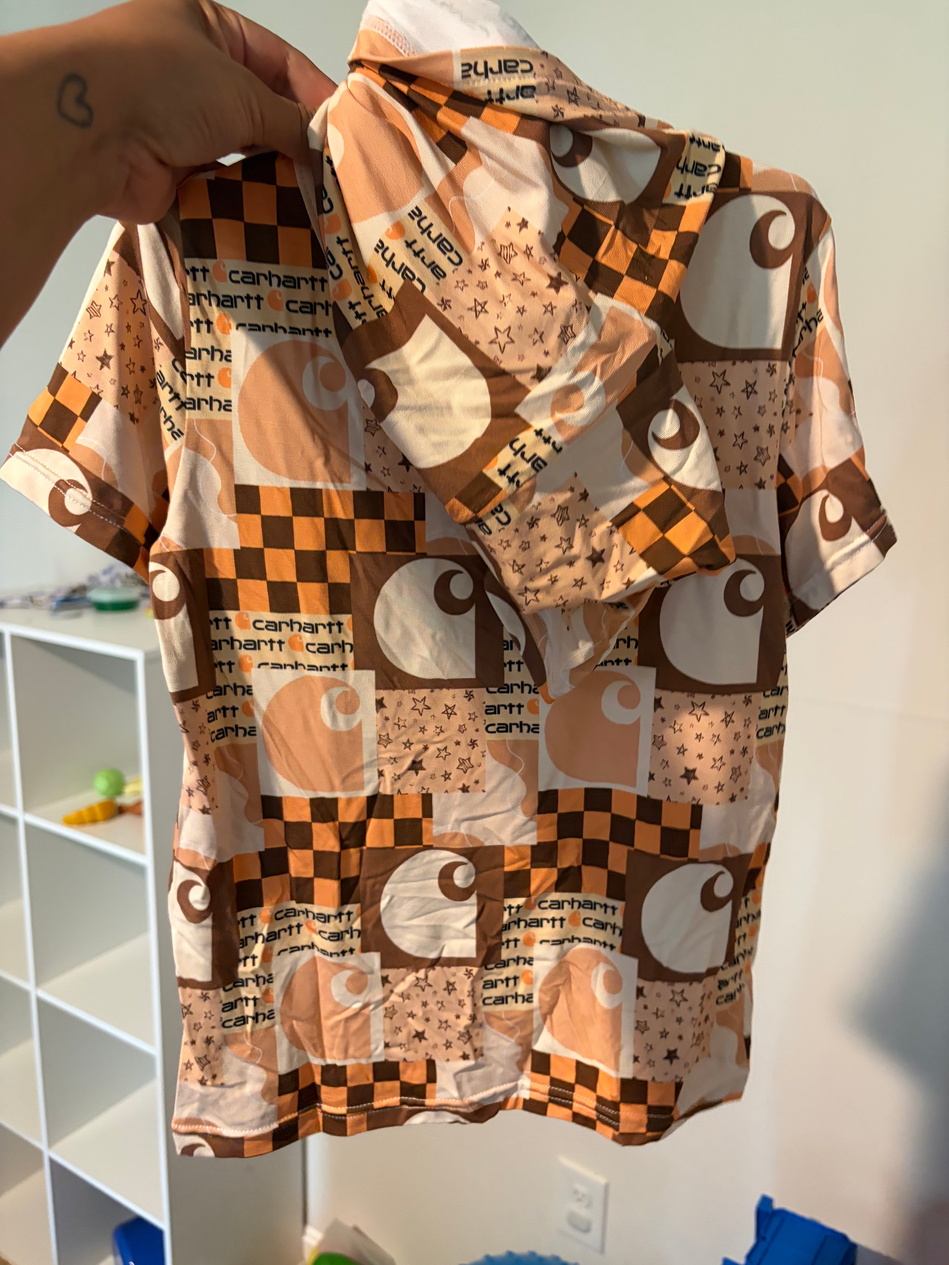 Orange Carhartt Short Set
