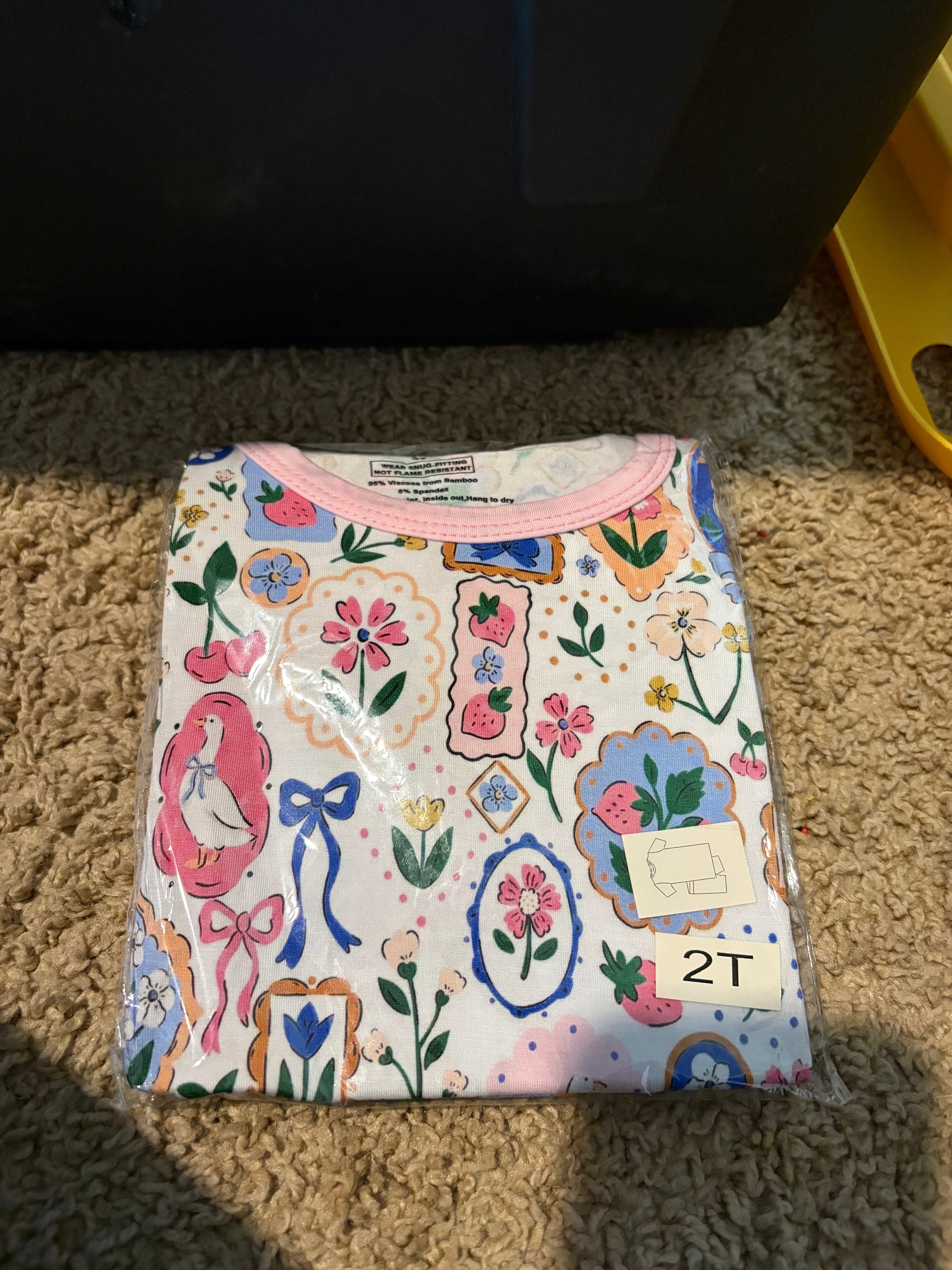Floral Goose Short Set