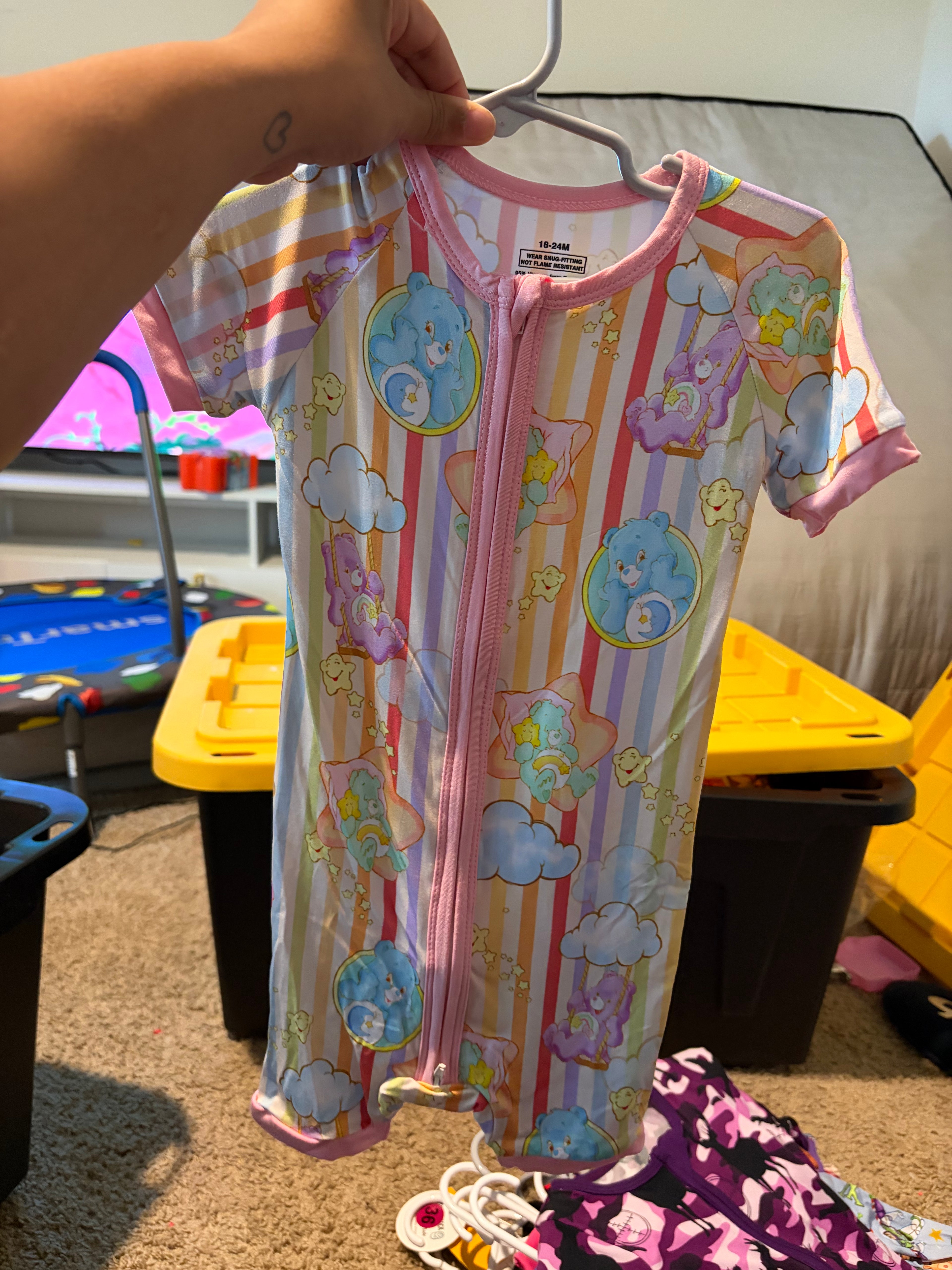 Stripe Care Bears Shorty