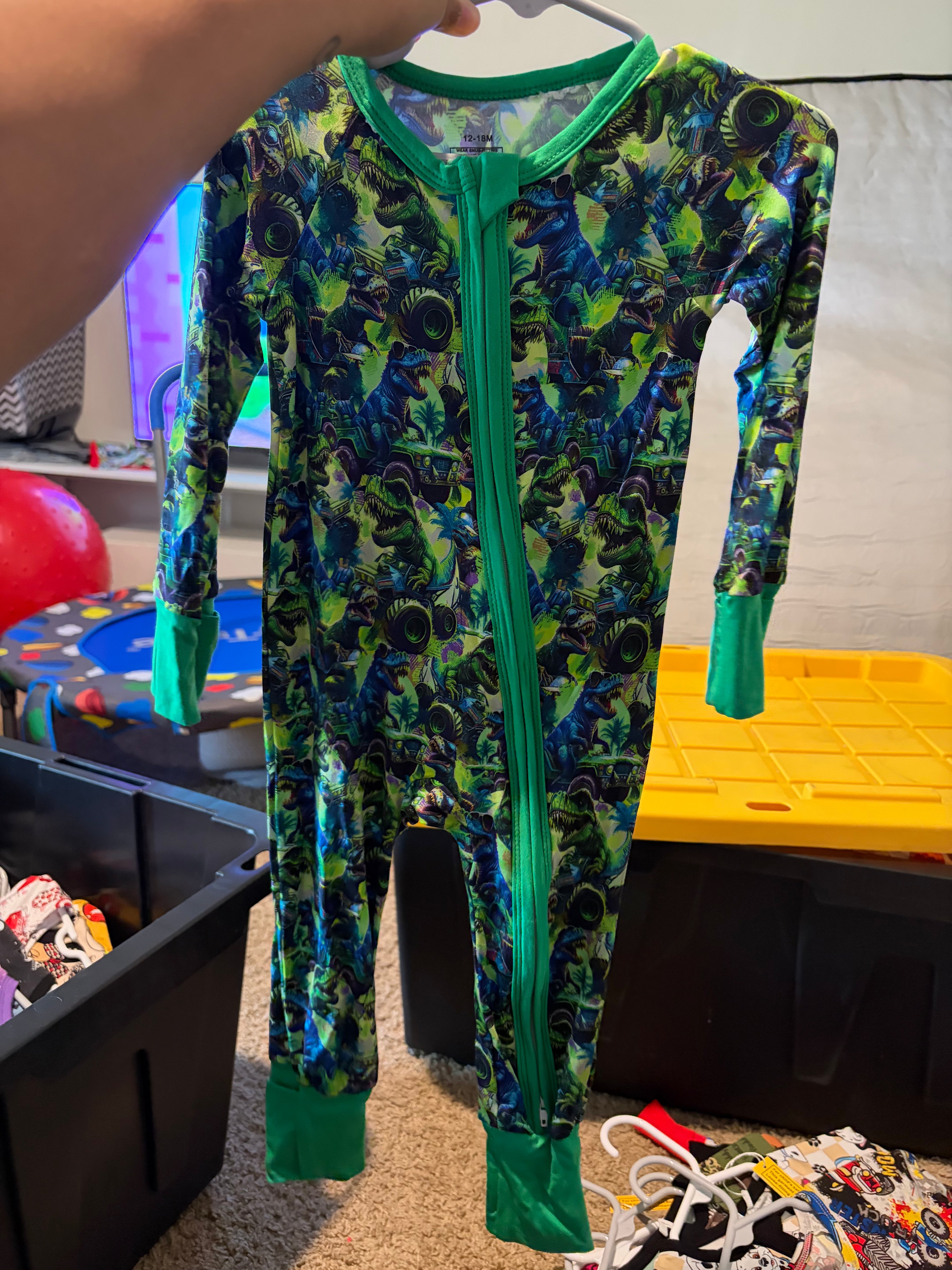 Green Dino Zippy